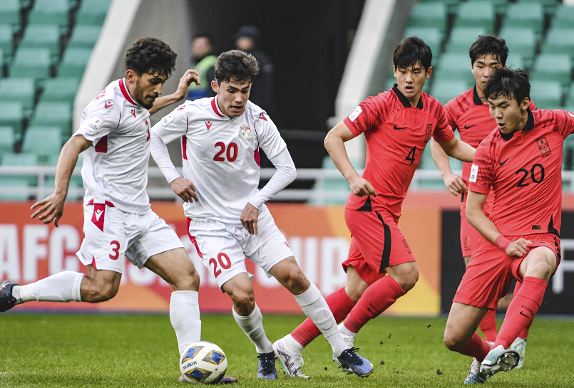 Молодежная сборная Таджикистана завершила свое выступление на Кубке Азии-2023