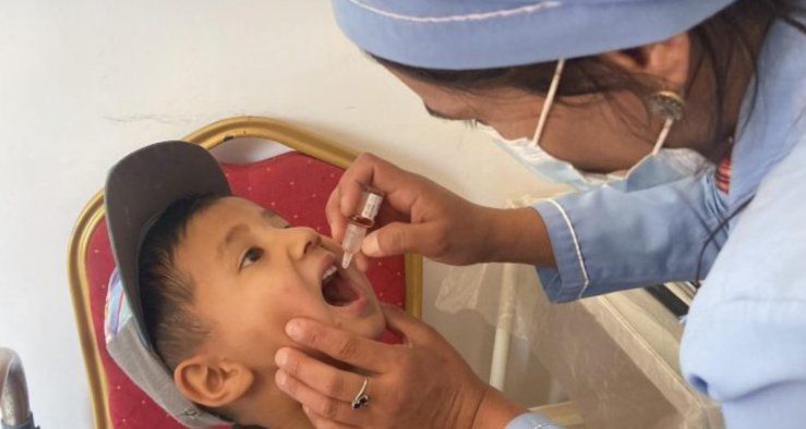 В Таджикистане практически все дети прошли вакцинацию от полиомиелита