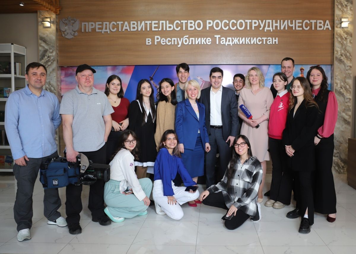 Телеканал «Россия 1» снял сюжет о Русском доме в Душанбе 