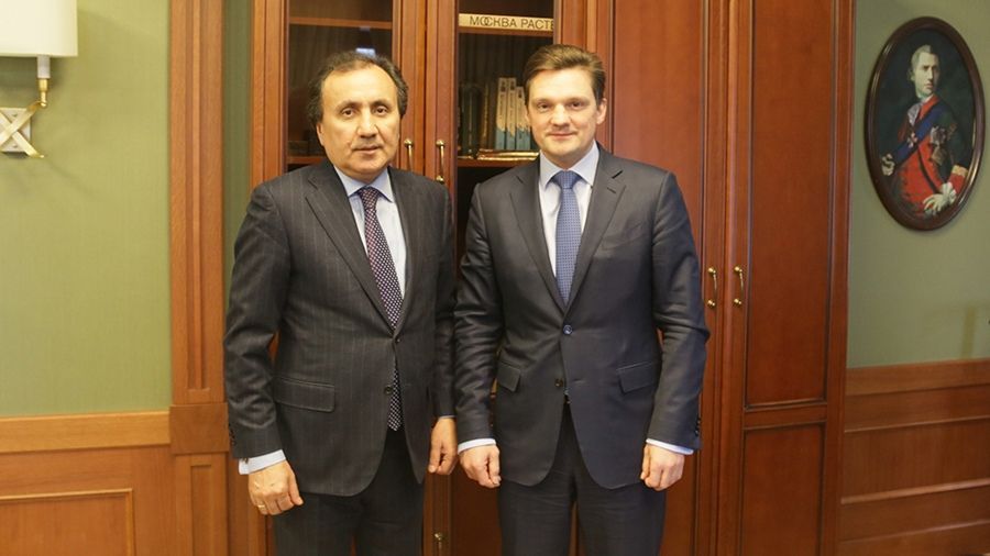 Посол Таджикистана в России встретился с Председателем правления ЕАБР