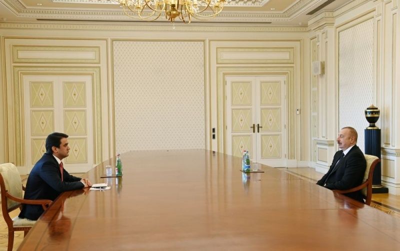 Рустами Эмомалӣ дар Озарбойҷон бо Илҳом Алиев дидор намуд Рустами Эмомалӣ дар Озарбойҷон бо Илҳом Алиев дидор намуд