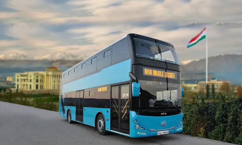 В Душанбе заработают четыре двухэтажных туристических автобуса