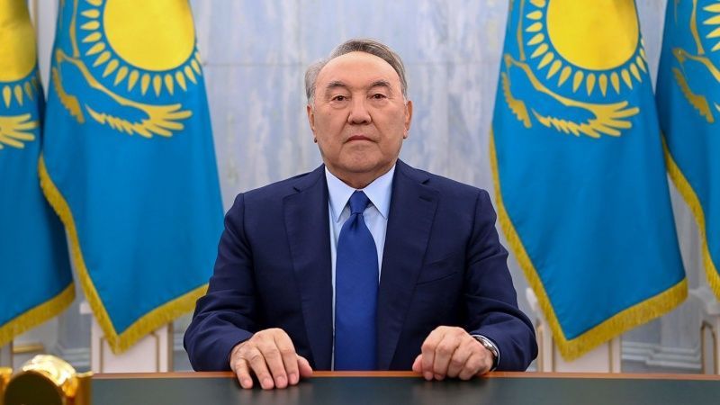 Назарбаев появился на публике с видеообращением