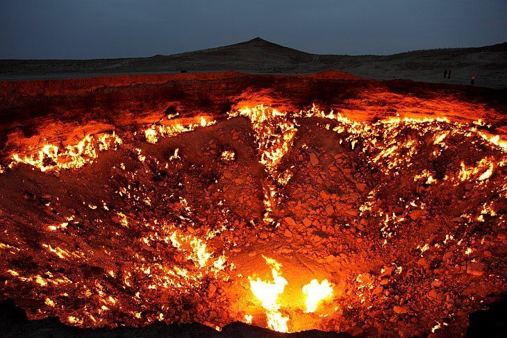 Горящие 50 лет «Врата ада» в Туркменистане будут потушены