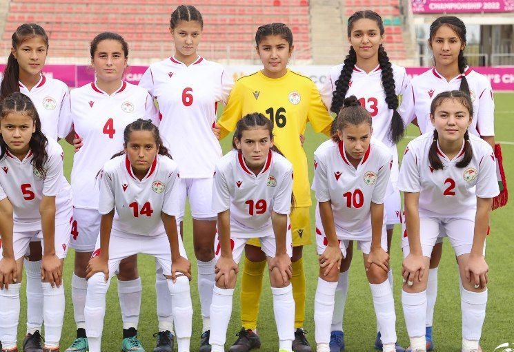 Женская сборная Таджикистана (U-15) по футболу заняла третье место на чемпионате CAFA-2022