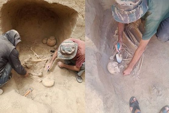 Археологи Таджикистана и России нашли несколько гробниц периода Вахшской культуры  