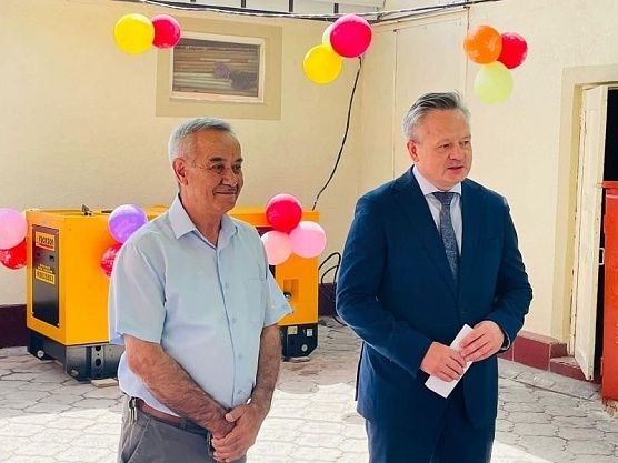 Детскому дому в Душанбе подарили дизель-генератор для постоянного электроснабжения