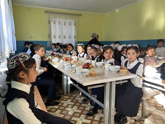 Российская помощь системе школьного питания в Таджикистане через ВПП ООН: результаты и перспективы 
