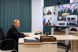 Рахмон и Путин открыли русские школы в Таджикистане