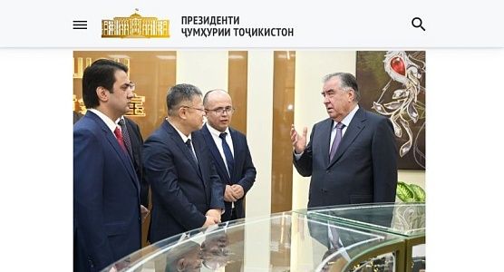 У президента Таджикистана обновился официальный сайт   