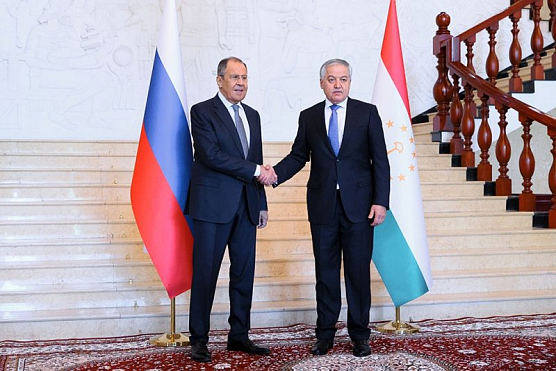 Главы МИД Таджикистана и России обсудили обстановку в Центральной Азии