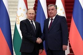 Владимир Путин пригласил Эмомали Рахмона на Парад 9 мая в Москве 