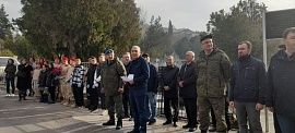 На городском кладбище в Душанбе прошел субботник