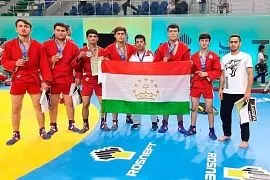 Таджикские самбисты завоевали 13 медалей на чемпионате Азии и Океании