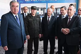 Президент Таджикистана Эмомали Рахмон посетил город Вахдат