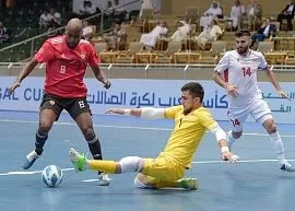 Сборная Таджикистана по футзалу провела дебютный матч на Кубке Арабских наций-2023