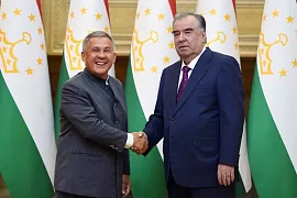 Рахмон и Минниханов обсудили вопросы таджикско-российских отношений