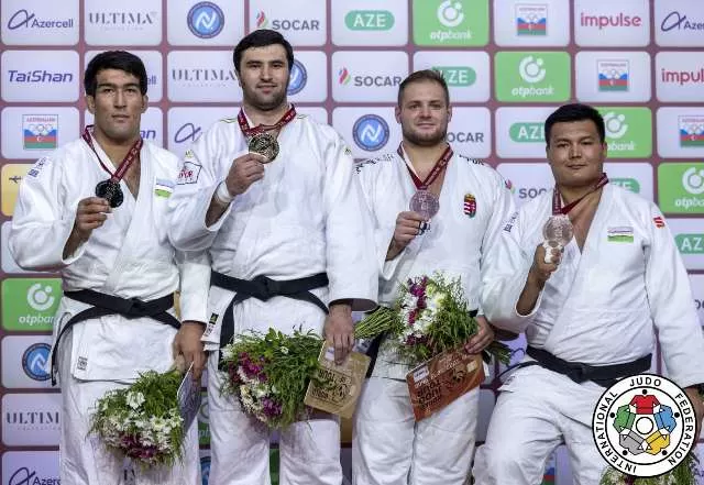 Темур Рахимов выиграл первую в истории таджикского дзюдо золотую медаль на турнире Grand Slam 