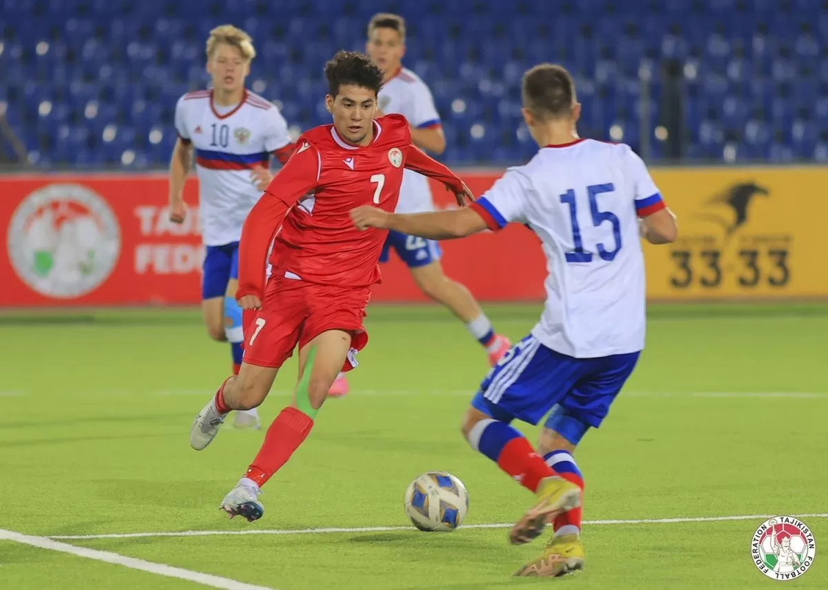 Юношеская сборная Таджикистана сыграла вничью с командой из России