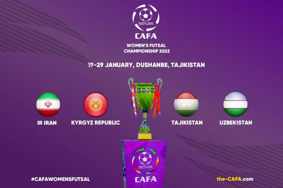 Дар Душанбе Қаҳрамонии CAFA-2022 оид ба футзал миёни бонувон баргузор мешавад