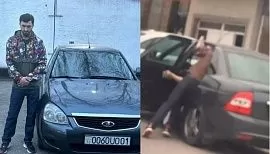 В Душанбе возле медицинского колледжа мужчина силой затолкал девушку в машину