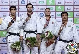 Темур Рахимов выиграл первую в истории таджикского дзюдо золотую медаль на турнире Grand Slam 