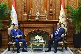 Глава Таджикистана встретился с президентом Федерации дзюдо Мариуса Визера  