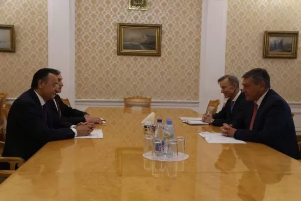 Новый посол Таджикистана в России встретился с представителем МИД РФ