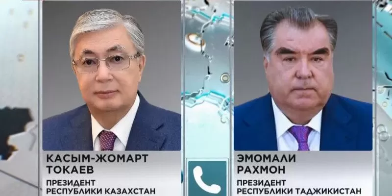 Тоқаев ба Эмомалӣ Раҳмон ва мардуми тоҷик барои дастгирӣ изҳори сипос намуд Тоқаев ба Эмомалӣ Раҳмон ва мардуми тоҷик барои дастгирӣ изҳори сипос намуд
