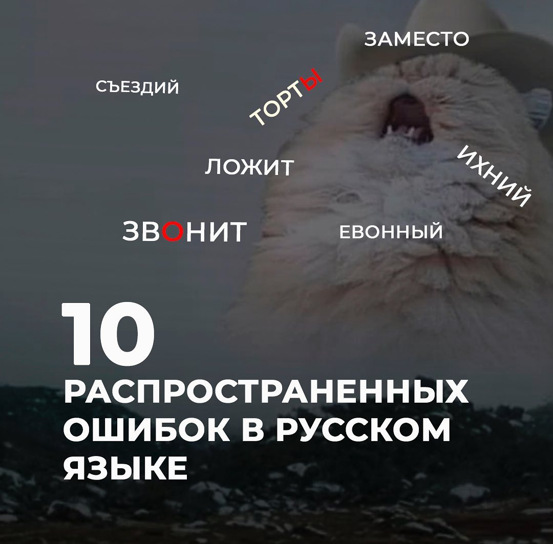 Самые распространенные ошибки в русском языке Самые распространенные ошибки в русском языке