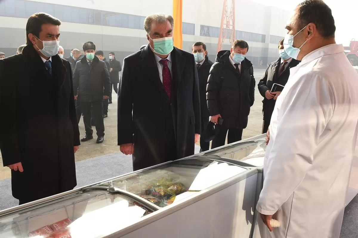 Какие предприятия открыли сегодня Эмомали Рахмон и Рустами Эмомали в Душанбе Какие предприятия открыли сегодня Эмомали Рахмон и Рустами Эмомали в Душанбе